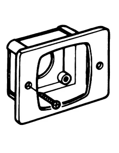 Canalplast TRI03 Schwarzer Trinkadapter
